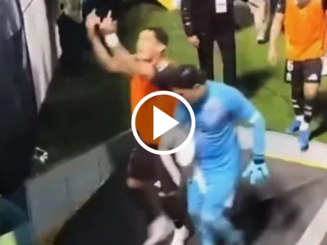 Chiquete Orozco hizo gestos a la afición de Honduras