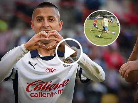 El Piojo Alvarado volvió y metió brutal asistencia a Ricardo Marín