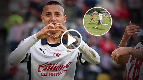 Roberto Alvarado ya entrena al parejo con Chivas.