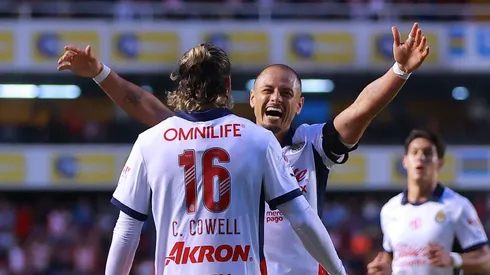 Chicharito no juega desde el partido contra León.