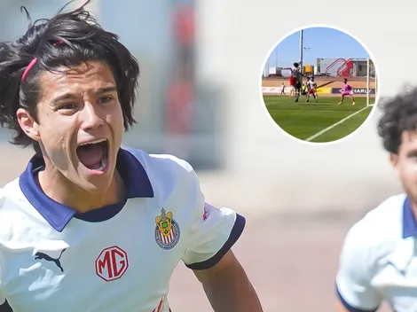 Diego Ochoa anotó un golazo para Chivas Sub-23 previo a ser convocado por el Tri