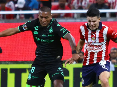 Las alineaciones de Chivas y Santos por la Fecha 16