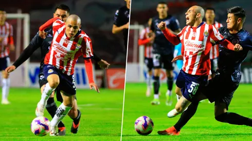 Hugo Camberos fue titular en Chivas ante Mineros. Amistoso de pretemporada.