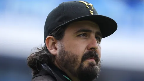 Amaury Vergara presente en el entrenamiento de Chivas.