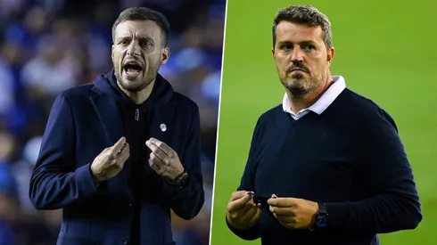 Martín Anselmi y Óscar García Junyent son los entrenadores de Cruz Azul y Chivas, respectivamente.