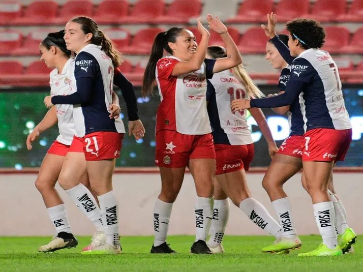 Chivas Femenil venció por 3 a 0 a Necaxa en Aguascalientes