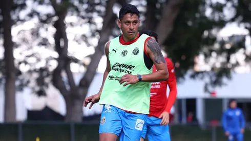 Luis Romo se entrena con vistas al partido ante Necaxa.
