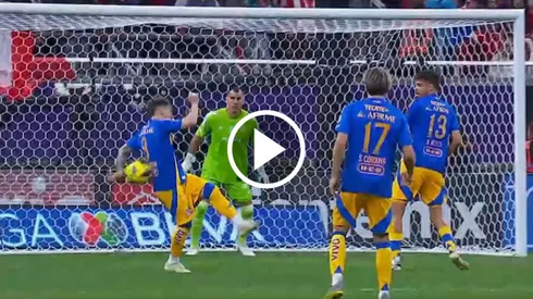 Fernando Gorriarán impactó el balón con su brazo izquierdo en el área de Tigres.