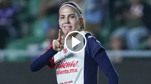 Alicia Cervantes abrió la goleada de Chivas sobre Mazatlán.
