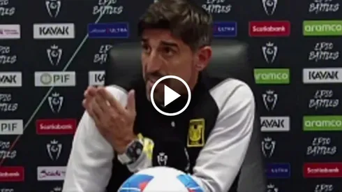 Veljko Paunovic estalló de bronca en la conferencia de prensa.