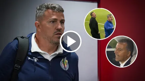 Óscar García tuvo cruce con directivo de Chivas.