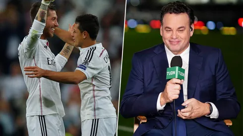 Sergio Ramos y Javier Hernández compartieron equipo en el Real Madrid.