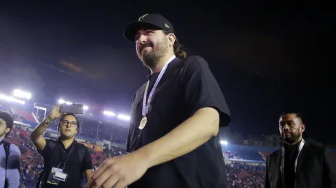 Amaury no dejó pasar a oportunidad de celebrar el triunfo.