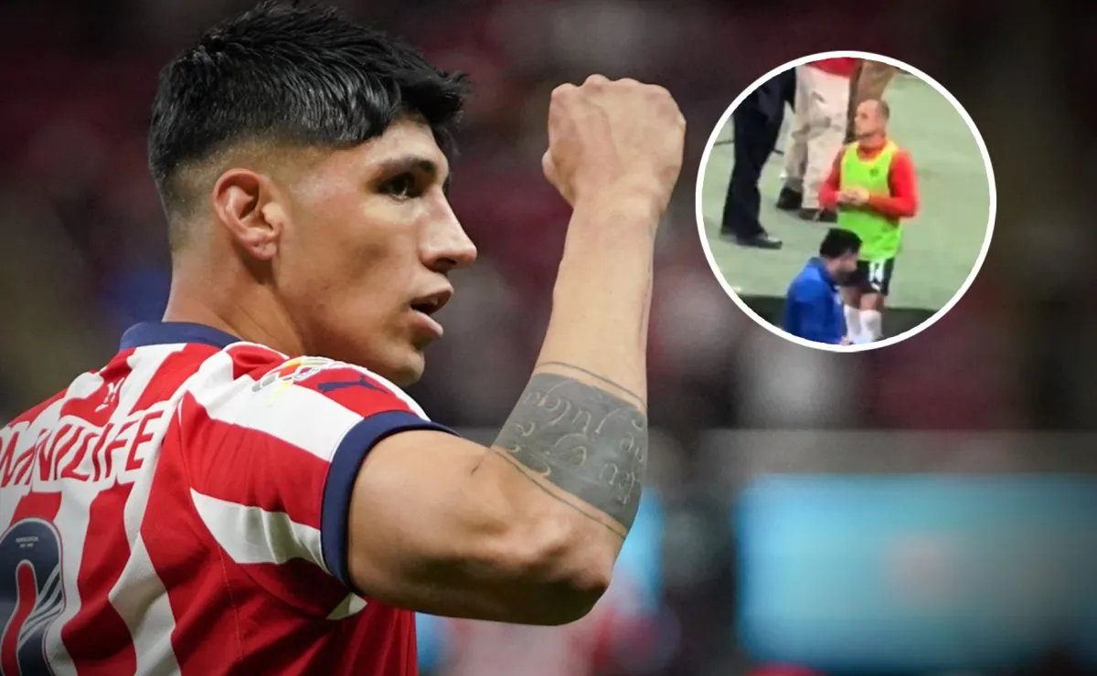 La reacción de Chicharito Hernández al gol de Alan Pulido en Chivas