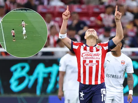 La curiosa reacción en las gradas al gol de Chicharito