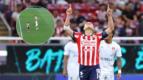 Así se vivió el gol de Chicharito Hernández.