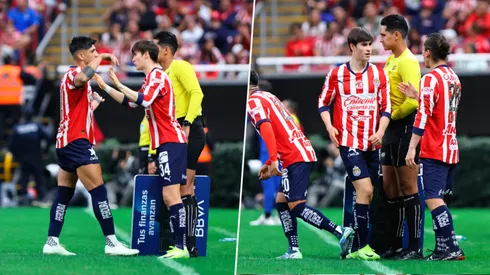 Armando González ingresó de cambio y volvió a salir.