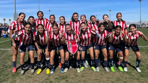 Chivas Femenil Sub 17 se consagró ganando todos sus partidos por goleada.