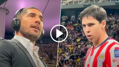 Jair Pereira le dio indicaciones a Mateo Chávez.