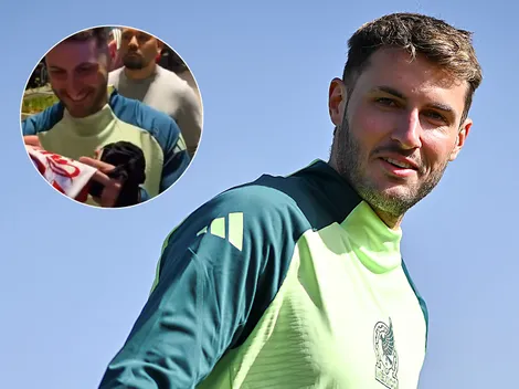 El nuevo guiño de Santi Giménez a Chivas