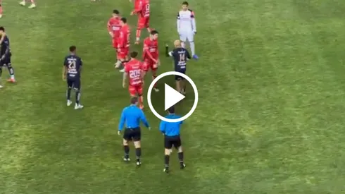 Chicharito protagonizó bronca.