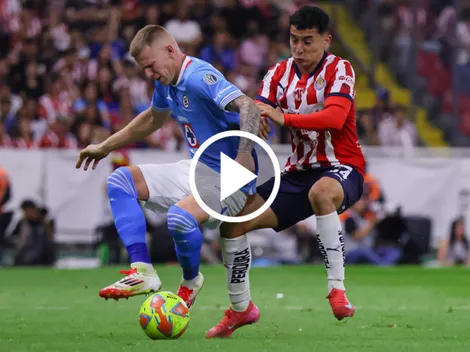 Chivas 0-1 Cruz Azul: Resumen y video del gol visitante