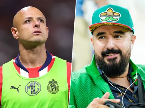 La versión de Álvaro Morales sobre lo que hace Chicharito en el vestuario