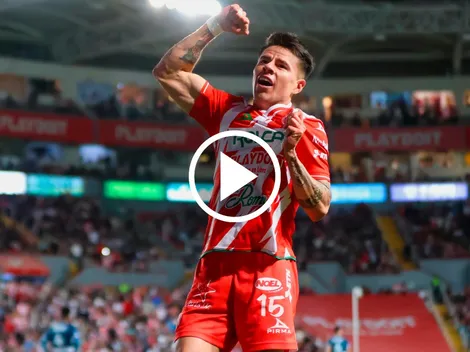 Pável Pérez y su electrizante gol en Necaxa