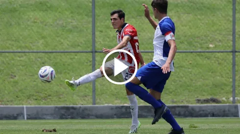 El recordado doblete de Hugo Camberos al Atlético Madrid.