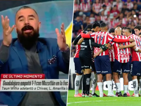 La fuerte crítica de Álvaro Morales a un jugador de Chivas