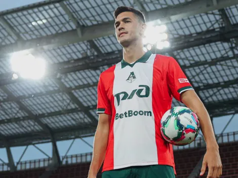 César Montes fue titular en Lokomotiv de Moscú