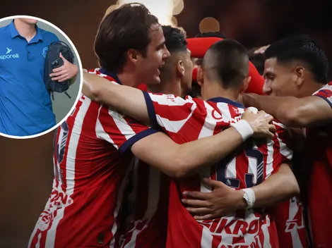 Posible refuerzo de Chivas, captado entrenando con jugador del Rebaño