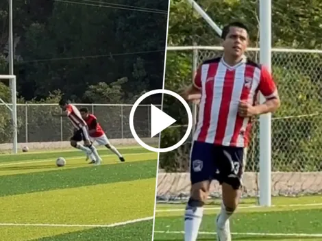 Video: ¡Golazo del Gauchito Ávila con las Leyendas!