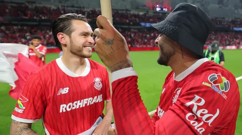 Angulo festejó con los Diablos Rojos.