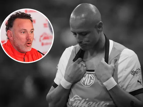 Chicharito no está entrenando con Chivas