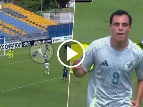 Gol de Hugo Camberos en el empate de México Sub-20