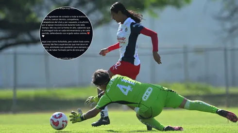 Kimberlin Galicia anunció su salida de Chivas Femenil.