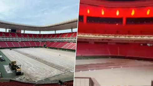 Así luce el Estadio Akron.