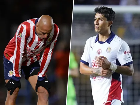 Chicharito y Omar Govea, lesionados en Chivas vs. Atlante