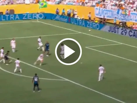 Elías Montiel, jugador que interesa en Chivas, se lució con un gol en Pachuca vs. Real Madrid