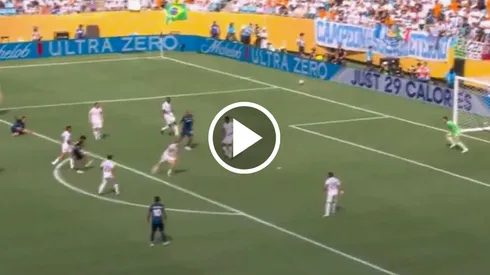 Elías Montiel anotó en la derrota de Pachuca ante Real Madrid.