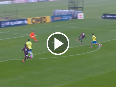 Gael García anotó golazo en el amistoso de la Selección Mexicana Sub17 ante Brasil