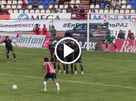 Gol de Erick Gutiérrez ante Mineros en Copa por el Bienestar