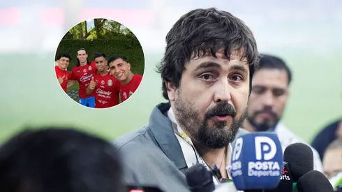 Amaury Vergara saca pecho por los refuerzos de Chivas.