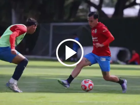 La genialidad de Hugo Camberos en la práctica de Chivas