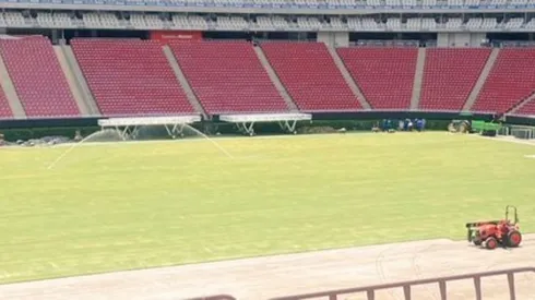 Así luce el Estadio Akron.