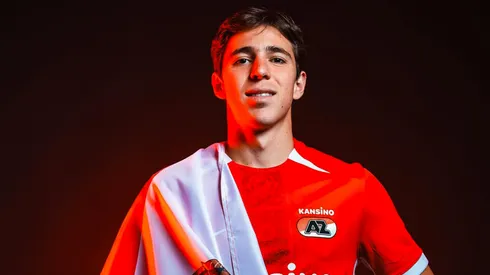 Mateo Chávez fue presentado en AZ Alkmaar antes de la Copa Oro 2025.