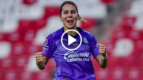 Alicia Cervantes marcó los 2 goles del triunfo del Rebaño Sagrado ante Atlético San Luis.