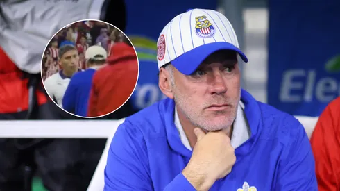 La increíble reacción de Milito tras el quinto gol de Chivas.