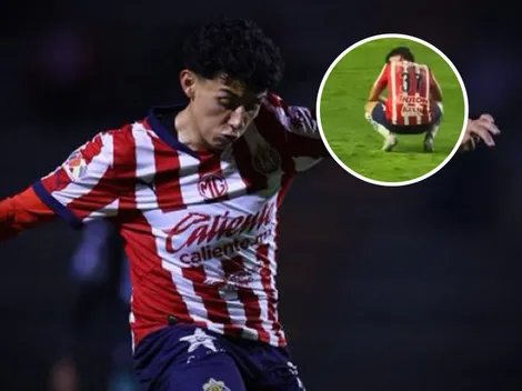Richard Ledezma y una imagen que rompe el alma tras la derrota de Chivas
